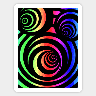 Psychedelic 3D Sticker